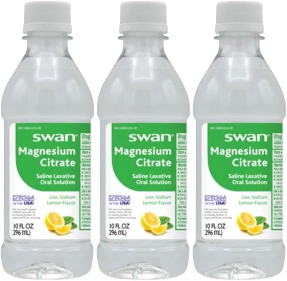 Swan Lemon Magnesium Citrate Oral Solution – Pack of 3