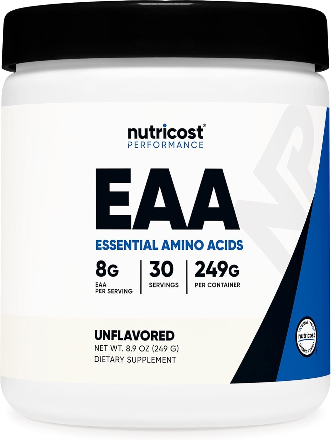 Nutricost EAA Powder 30 Servings (Unflavored) – Essential Amino Acids – Non-GMO, Gluten Free, Vegetarian Friendly