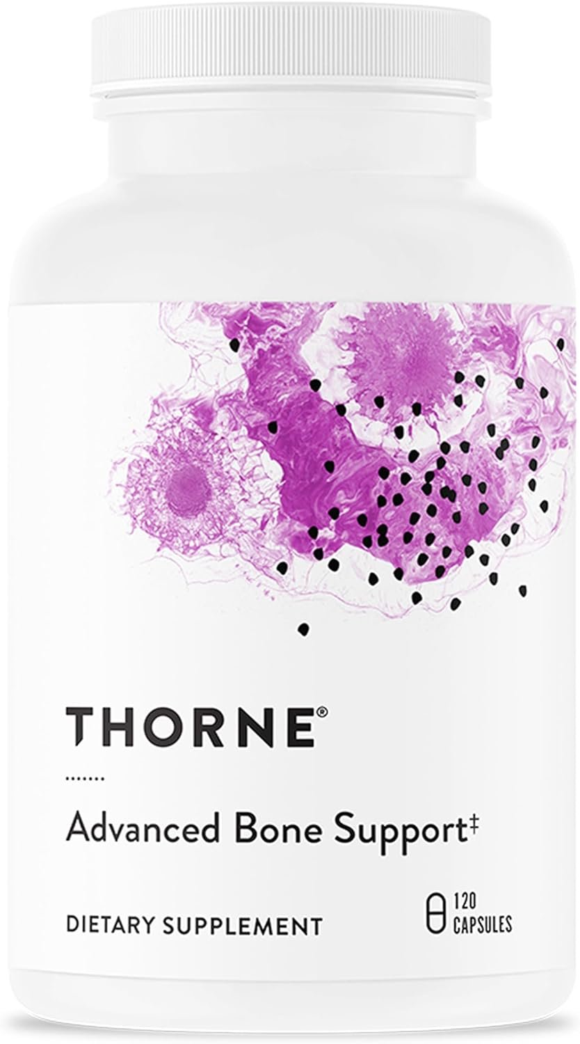 THORNE – Advanced Bone Support‡ – (Formerly Oscap) – Bone Health Supplement with Calcium and Vitamin D* – 120 Capsules