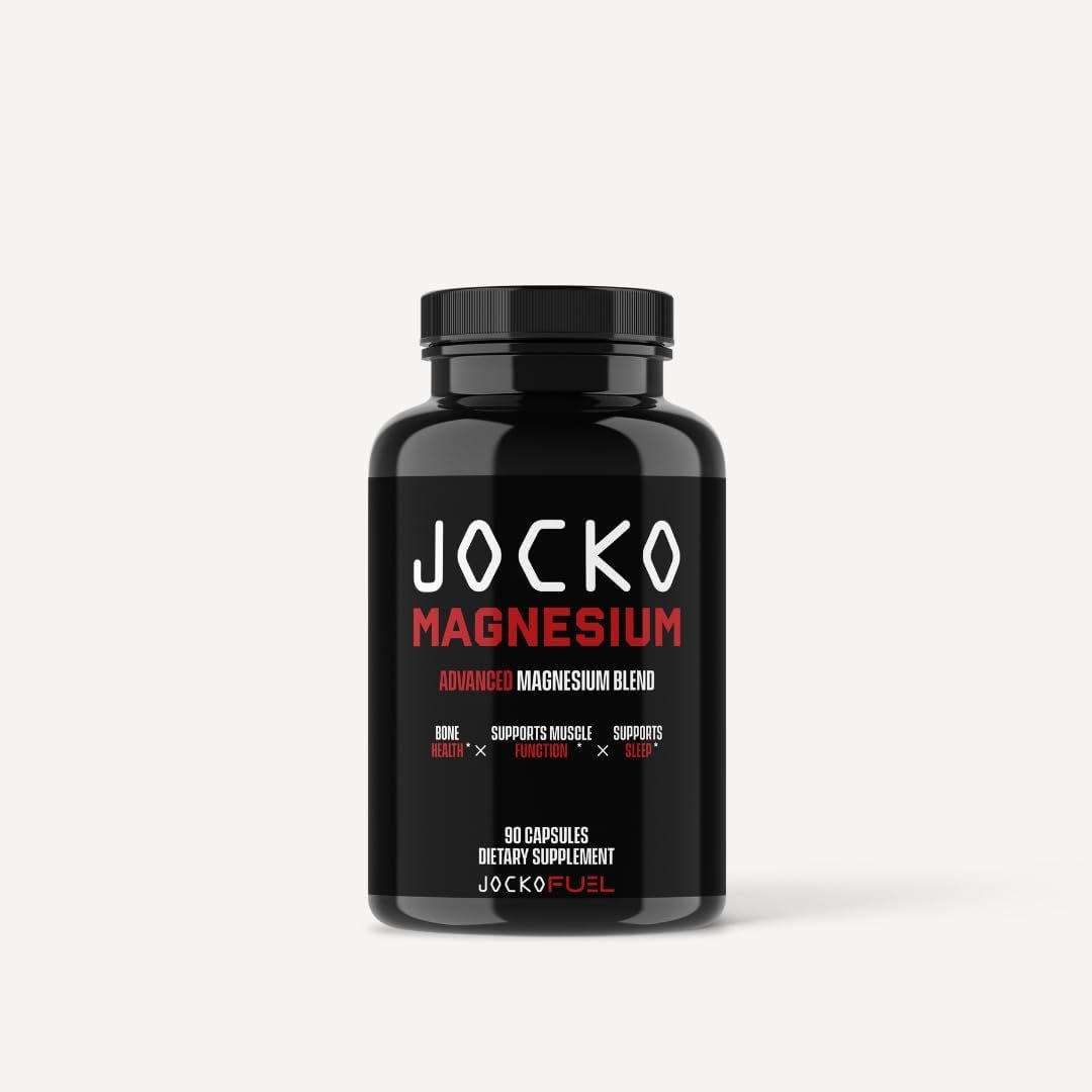 Jocko Fuel Magnesium Complex Supplement – Magnesium Glycinate, Citrate, & Taurate Capsules Dietary Supplement for Muscle Recovery & Relaxation, Heart, Nerve, Bone Support, & Sleep 30-Day Supply