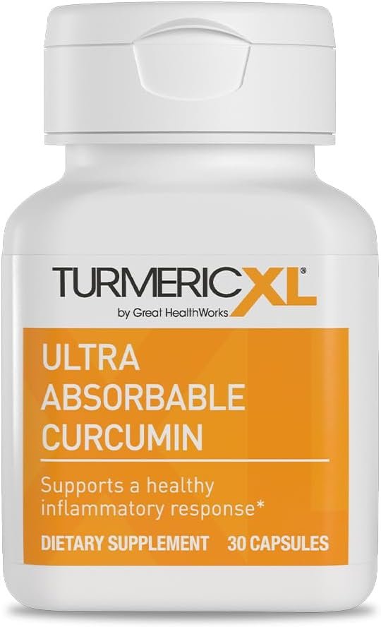 OmegaXL TurmericXL Natural Joint Support Supplement 250mg Turmeric Extract Delivers 45x More Curcumin – High Absorption, Gluten-Free – 30 Veggie Capsules